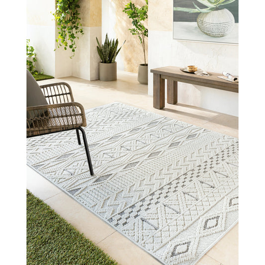 Bouclair Rug - 493198 by Livabliss in cream, ivory, light gray. Made from polyester in a unique style.