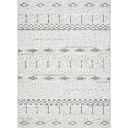 Bouclair Rug - 493198 by Livabliss in cream, ivory, light gray. Made from polyester in a unique style.