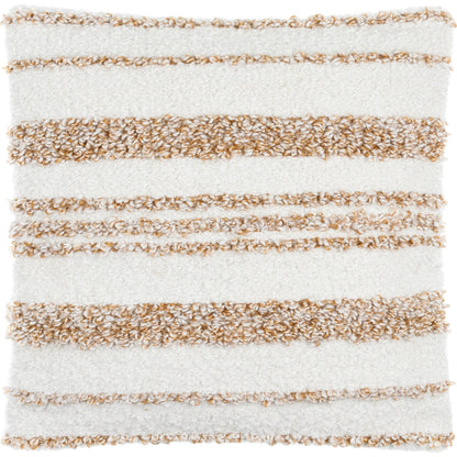 Boculette Pillow - 496394 by Surya. Made from front: 100% polyester, back: 100% cotton in a modern style.