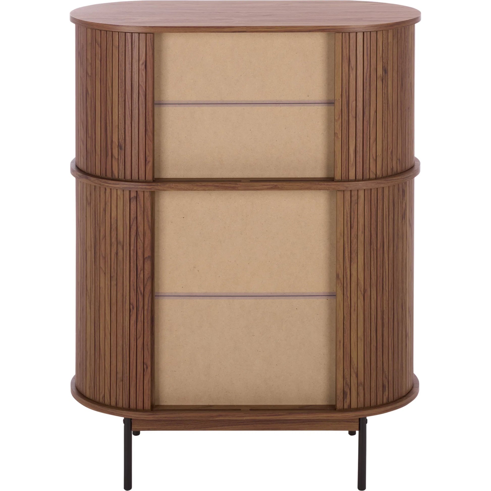Newaygo Bar Cabinet by HedgeApple Essentials. Made from mdf, steel pipe in a unique style.