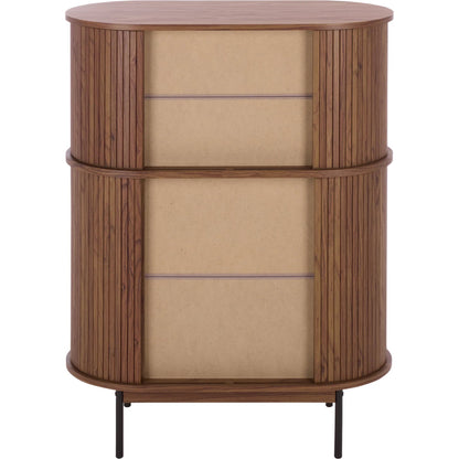 Newaygo Bar Cabinet by HedgeApple Essentials. Made from mdf, steel pipe in a unique style.