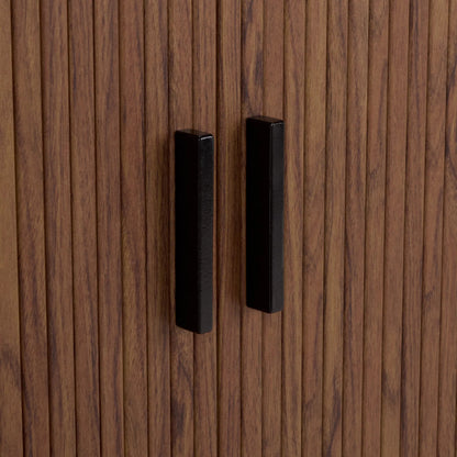 Newaygo Bar Cabinet by HedgeApple Essentials. Made from mdf, steel pipe in a unique style.