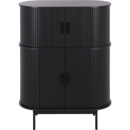 Newaygo Bar Cabinet by HedgeApple Essentials. Made from mdf, steel pipe in a unique style.