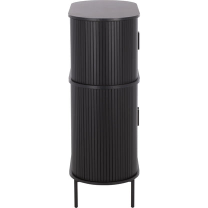 Newaygo Bar Cabinet by HedgeApple Essentials. Made from mdf, steel pipe in a unique style.