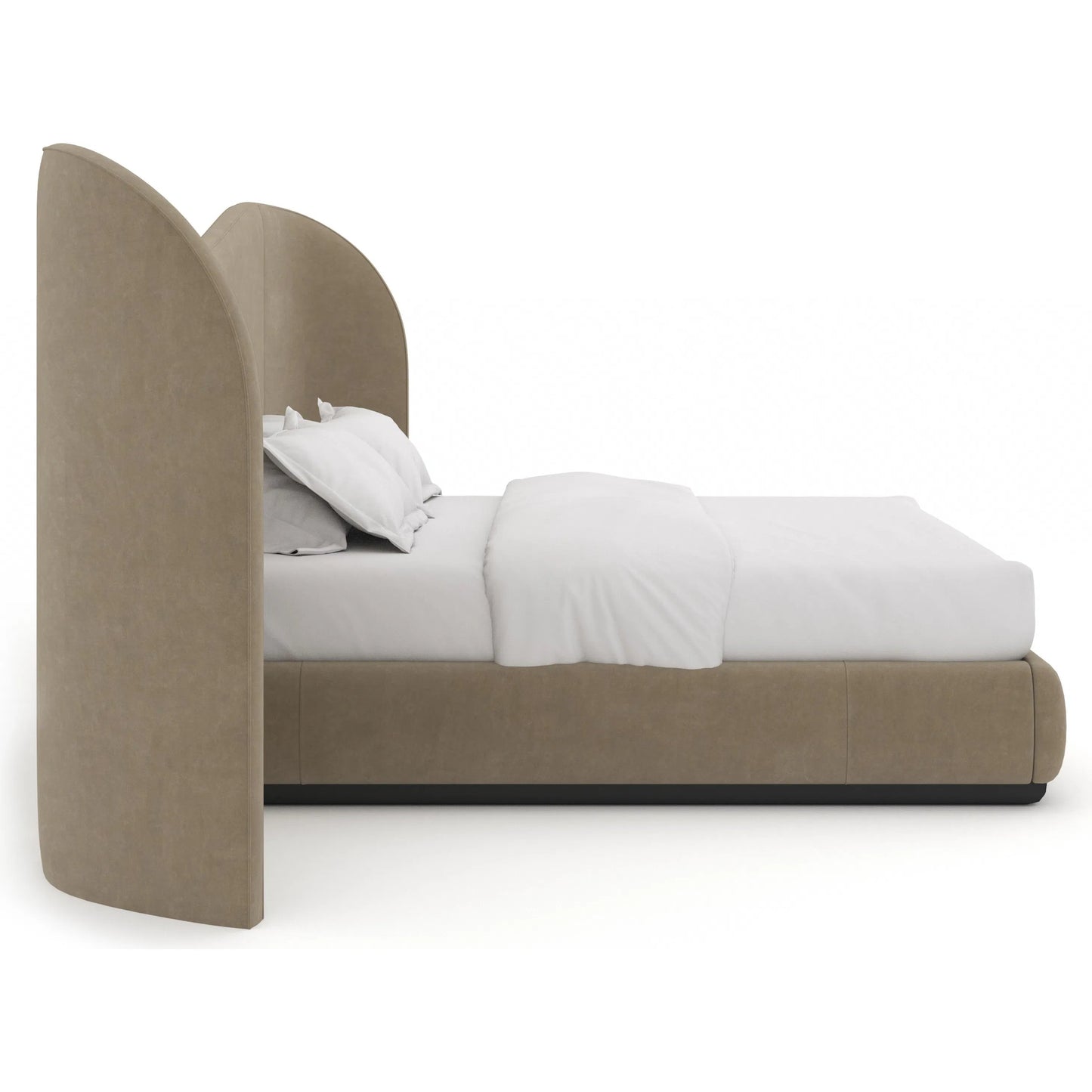 003 SI-2370750,SI-2370751 | Additional Silo | Clio Bed by Caracole in dark taupe and dark chocolate. Made from unique in a modern style.