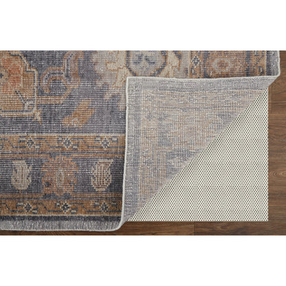 Wendover Transitional Oriental Rug - 6842F by Feizy in gray, blue, tan. Made from pet in a unique style.