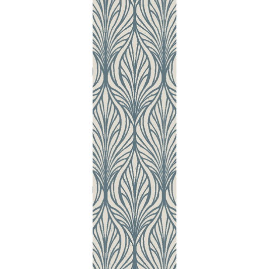 Belladonna Rug - 12706 by Surya in teal, ivory. Made from 100% wool in a unique style.