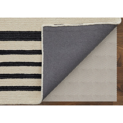 Maguire Transitional Rug - 8901F by Feizy in ivory, black. Made from wool, nylon in a unique style.