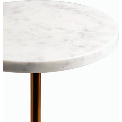 Moza Pillow - 32760 by Livabliss in metallic brass, ivory and bronzed, marbled. Made from top: marble, base: metal in a modern style.