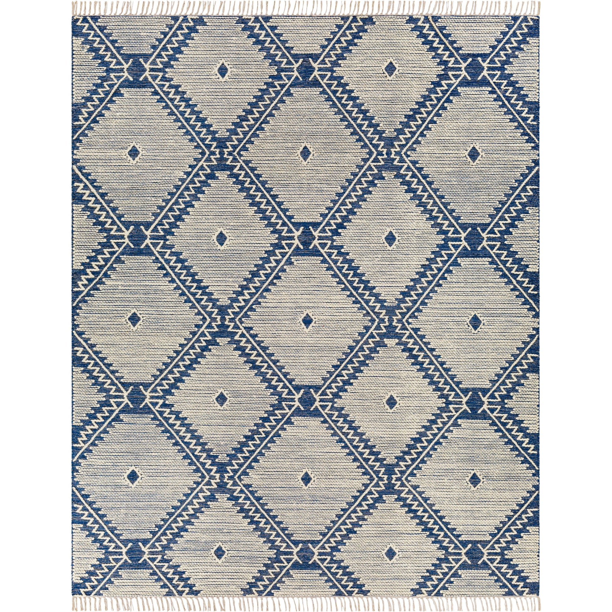 Bedouin BDO-2302 Rug by Livabliss in black, cream. Made from 70% cotton, 30% wool in a unique style.