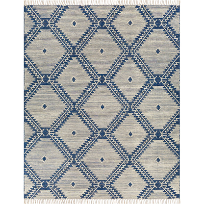 Bedouin BDO-2302 Rug by Livabliss in black, cream. Made from 70% cotton, 30% wool in a unique style.