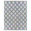 Blue, Black, Cream / 2' x 3'