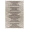 Medium Gray, Black, Cream / 2' x 3'