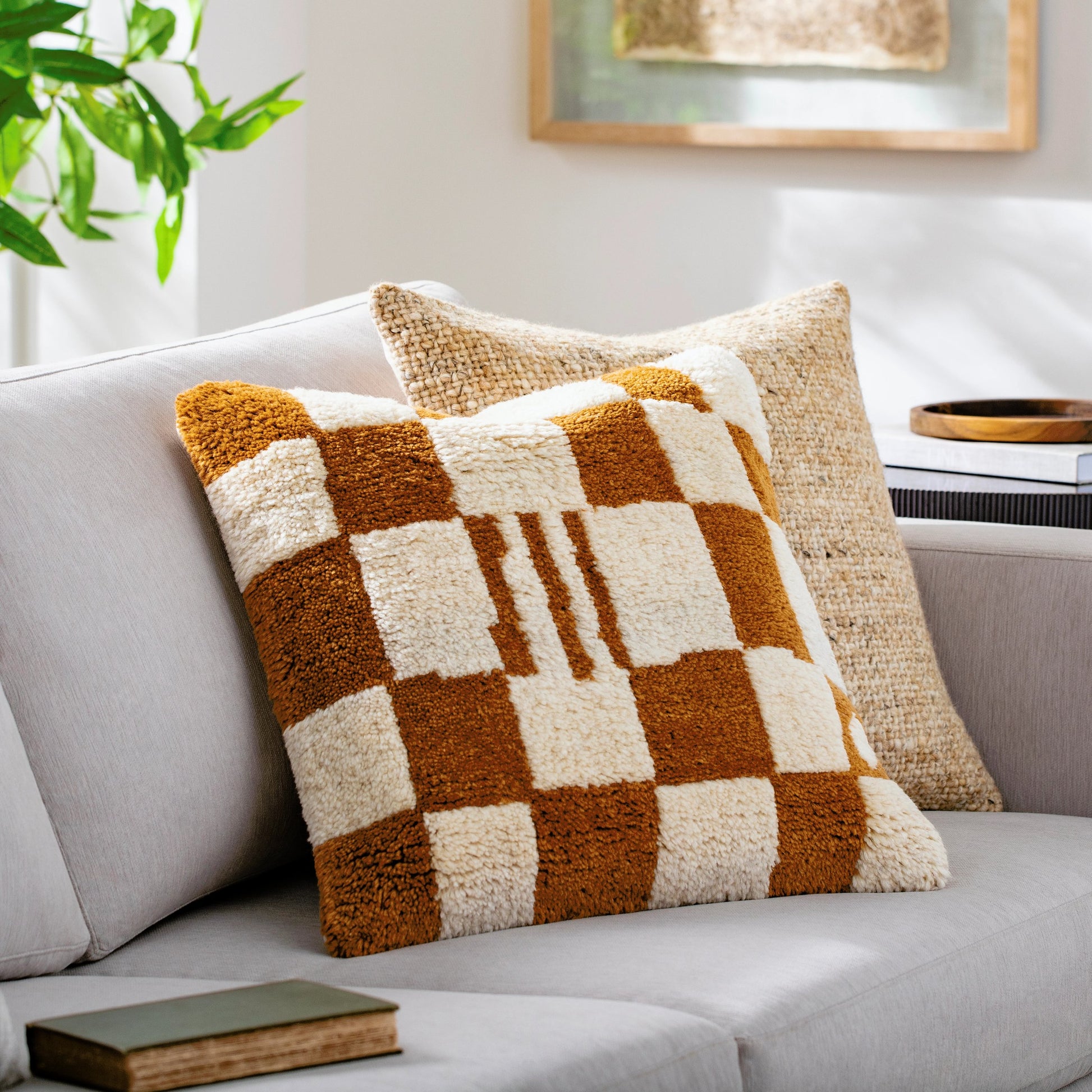 Balder Pillow - 481487 by Surya. Made from front: 80% wool, 20% cotton, back: 100% cotton in a modern style.