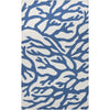 Ivory, Dark Blue / 9' x 13'