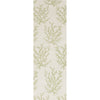 Ivory, Light Green / BDW-4008 / 2'6" x 8'