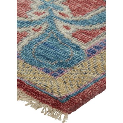 Beall Traditional Oriental Rug - 6633F by Feizy in blue, red, yellow. Made from wool in a unique style.