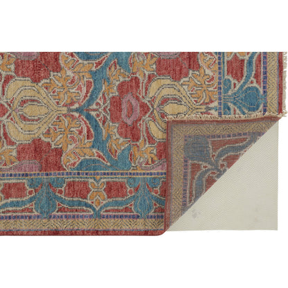Beall Traditional Oriental Rug - 6633F by Feizy in blue, red, yellow. Made from wool in a unique style.