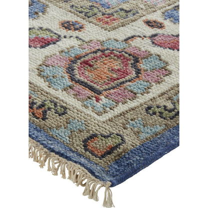 Beall Traditional Oriental Rug - 6708F by Feizy in blue, red. Made from wool in a unique style.