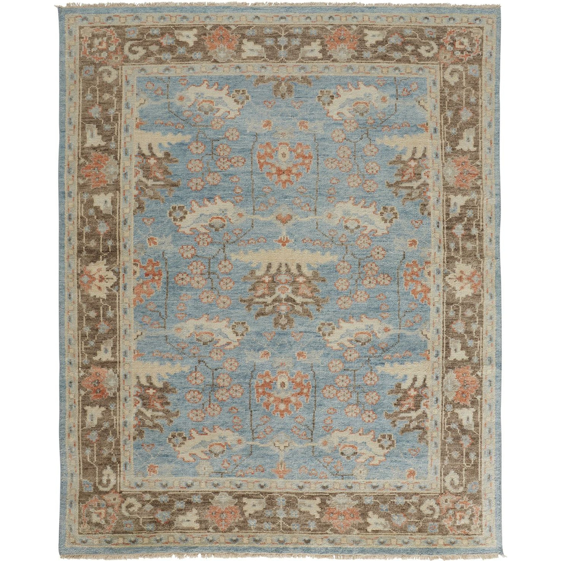 Beall Traditional Oriental Rug - 6710F by Feizy in blue, brown. Made from wool in a unique style.