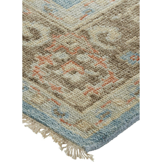 Beall Traditional Oriental Rug - 6710F by Feizy in blue, brown. Made from wool in a unique style.
