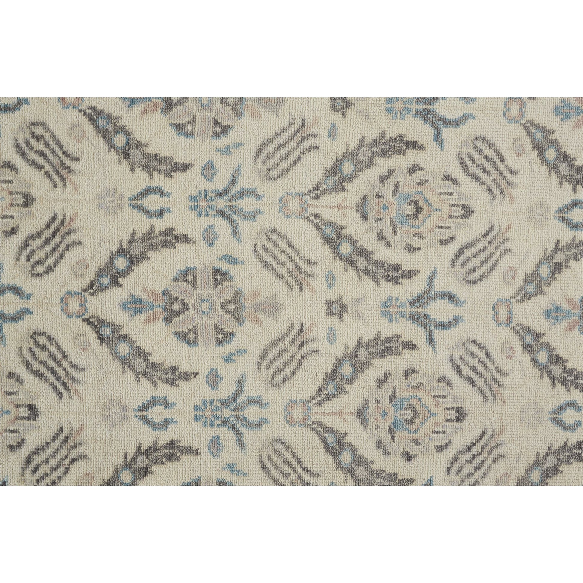 Beall Traditional Oriental Rug - 6711F by Feizy in ivory, gray, blue. Made from wool in a unique style.