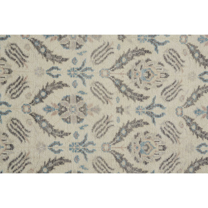 Beall Traditional Oriental Rug - 6711F by Feizy in ivory, gray, blue. Made from wool in a unique style.