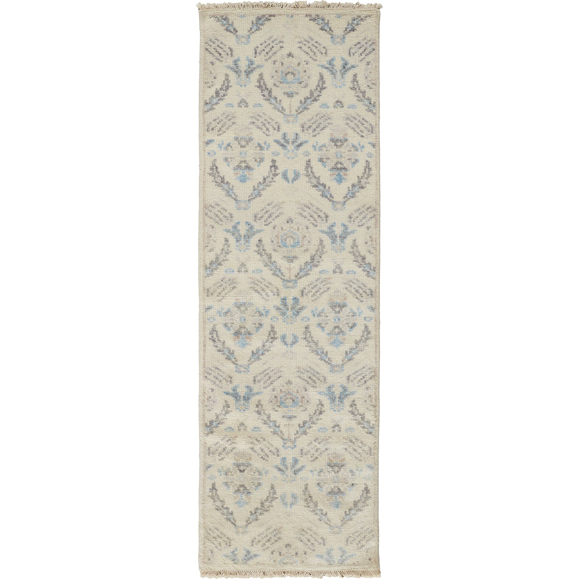 Beall Traditional Oriental Rug - 6711F by Feizy in ivory, gray, blue. Made from wool in a unique style.