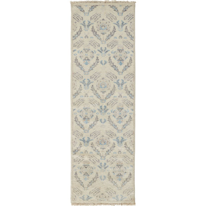 Beall Traditional Oriental Rug - 6711F by Feizy in ivory, gray, blue. Made from wool in a unique style.