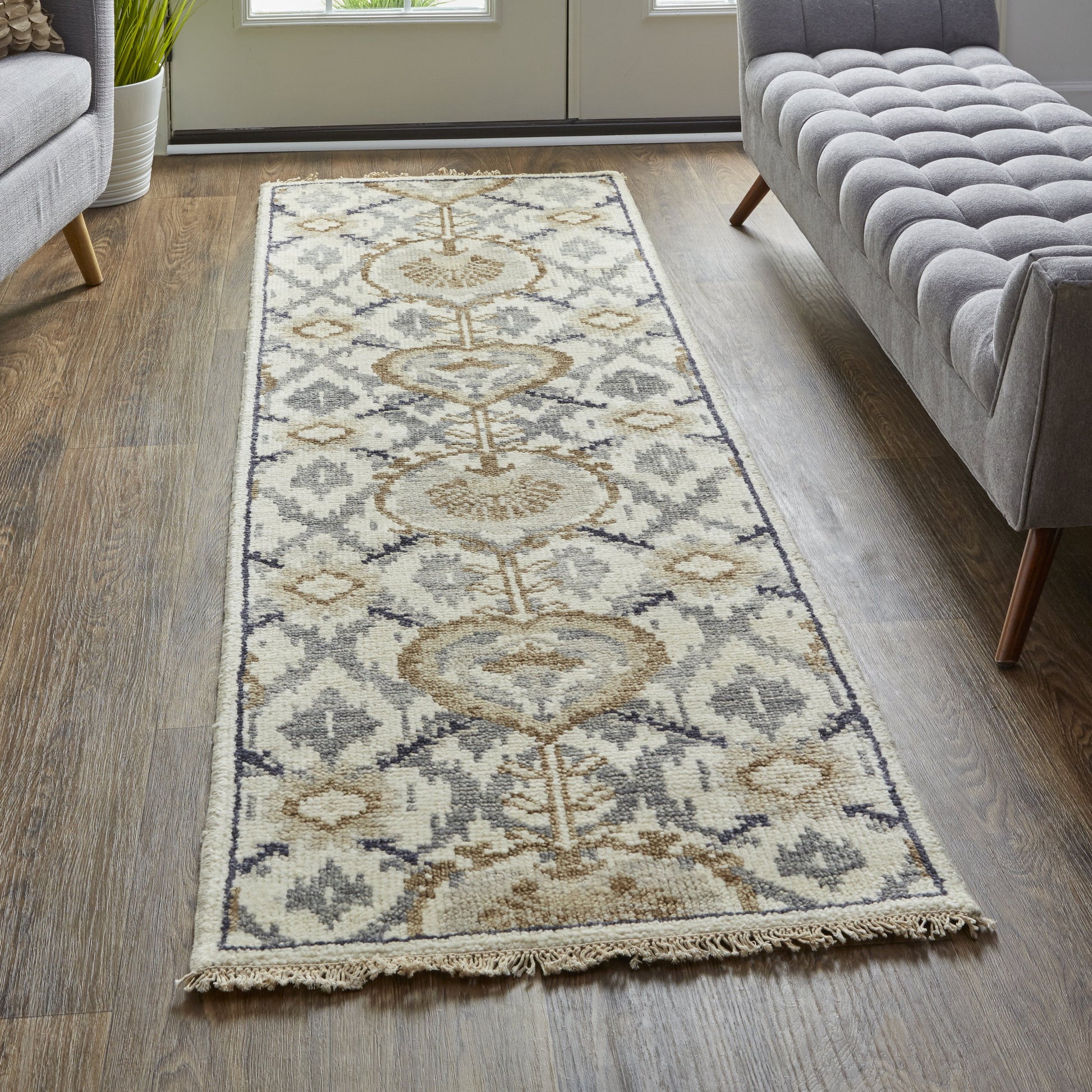 Beall Traditional Oriental Rug - 6712F by Feizy. Made from wool in a unique style.