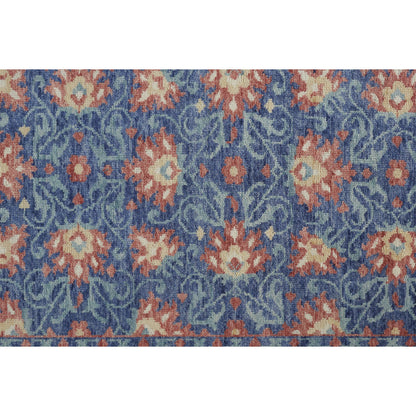 Beall Traditional & Botanical Rug - 6713F by Feizy in blue, red. Made from wool in a unique style.