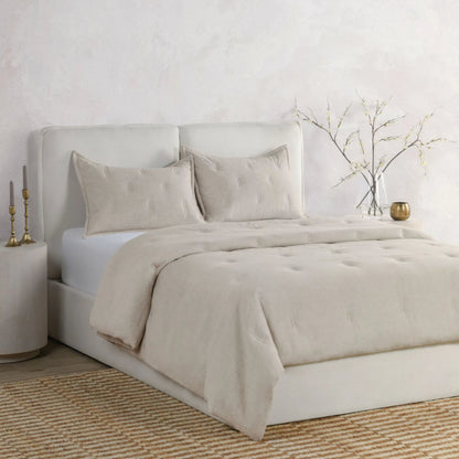 Talia 3-Piece Linen Blend Fabric Duvet Set by Villa by Classic Home. Made from unique in a unique style.