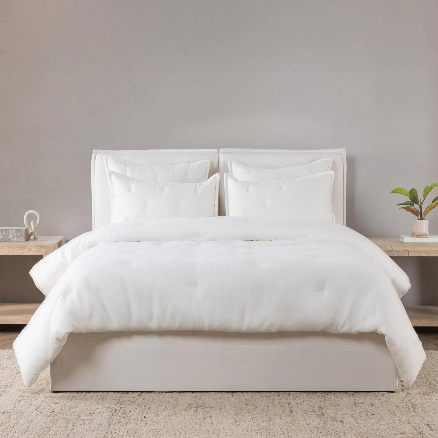 018 SI-2533266 | Lifestyle | Talia 3-Piece Linen Blend Fabric Duvet Set by Villa by Classic Home. Made from unique in a unique style.