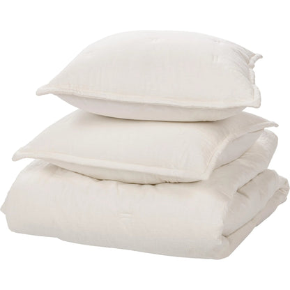 Talia 3-Piece Linen Blend Fabric Duvet Set by Villa by Classic Home. Made from unique in a unique style.