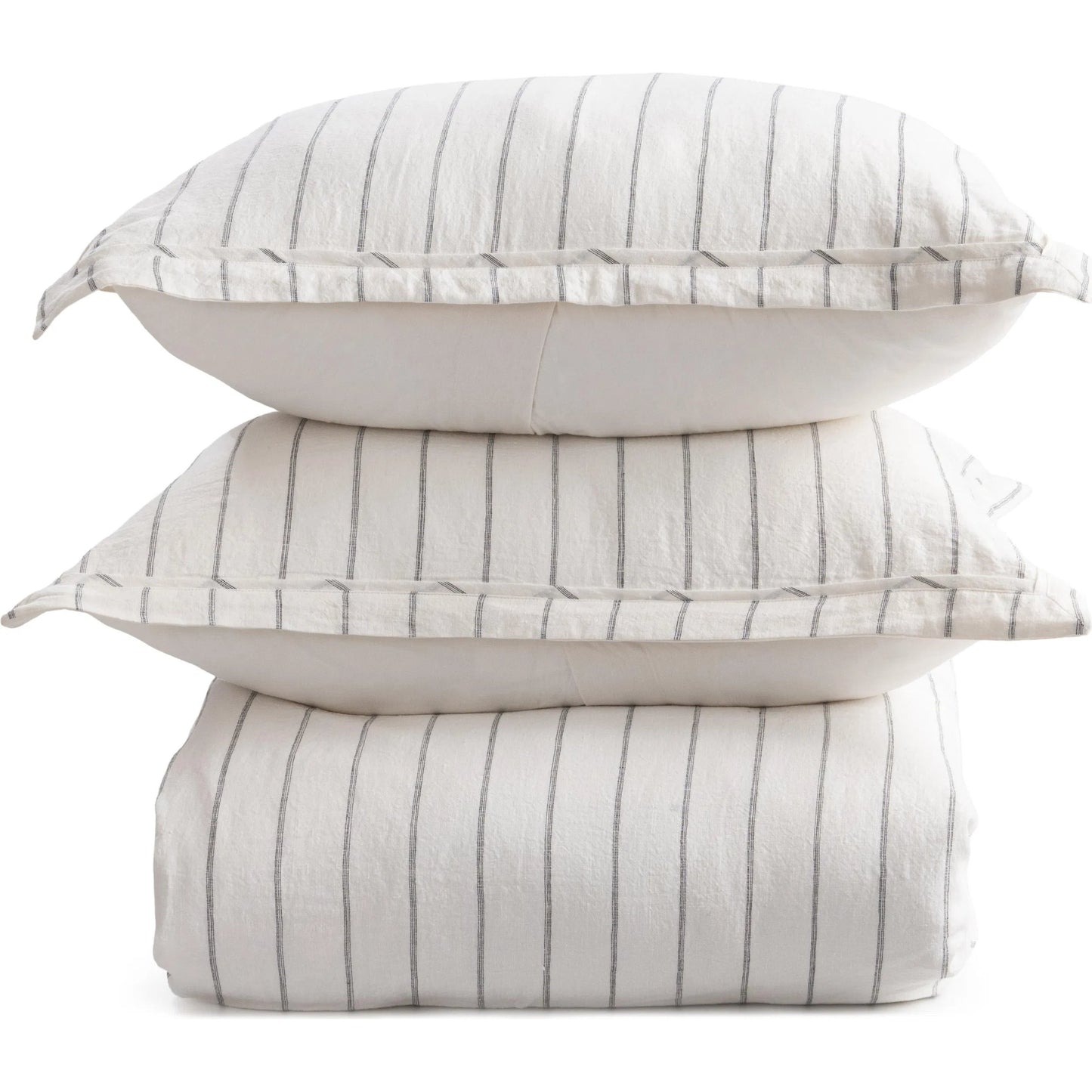 001 SI-2533250 | Primary Silo | Monaco 3-piece Belgian Linen Duvet Set by Villa by Classic Home. Made from 100% belgian flax linen in a unique style.