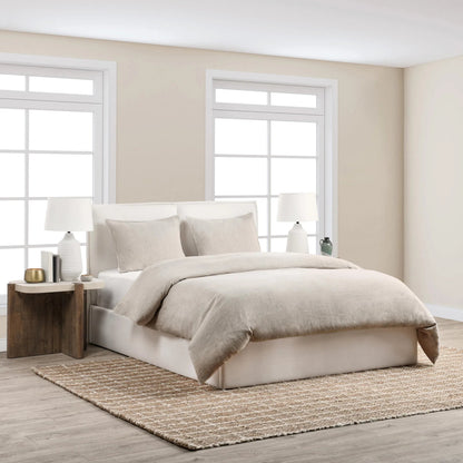 Talia 3-Piece Linen Blend Fabric Duvet Set by Villa by Classic Home. Made from unique in a unique style.