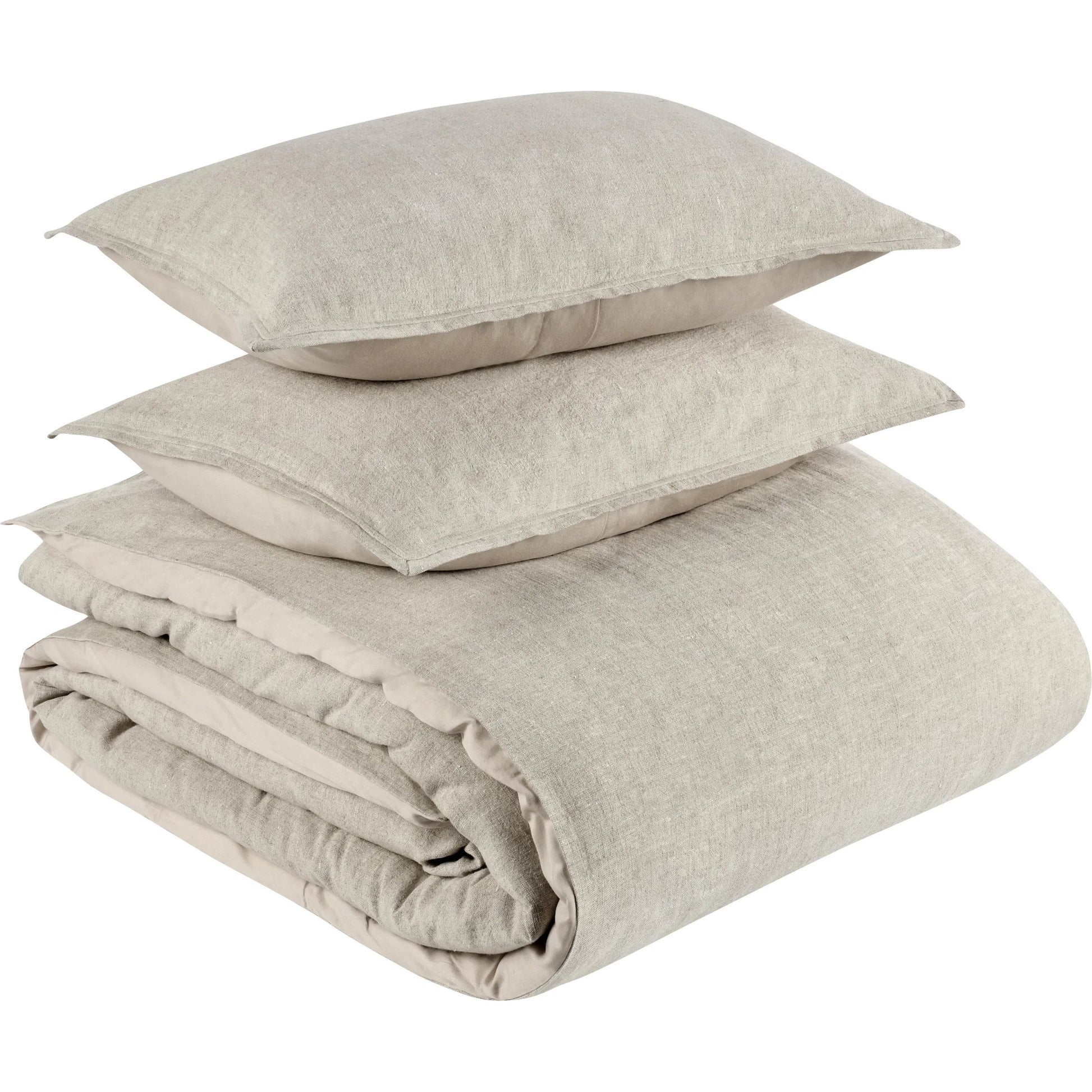 Talia 3-Piece Linen Blend Fabric Duvet Set by Villa by Classic Home. Made from unique in a unique style.