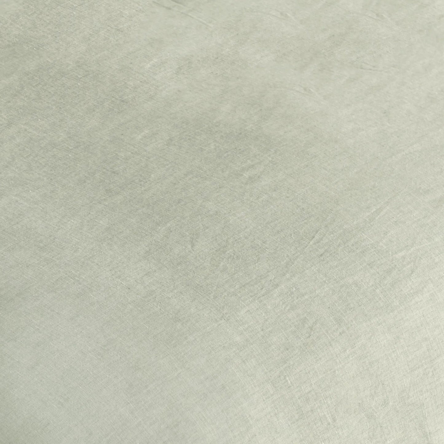 003 SI-2256343 | Closeup | Jayson Sagebrush Linen Cashmere Duvet 3pc Set by Villa by Classic Home in sage. Made from 70% linen, 25% cotton, 5% cashmere in a transitional style.