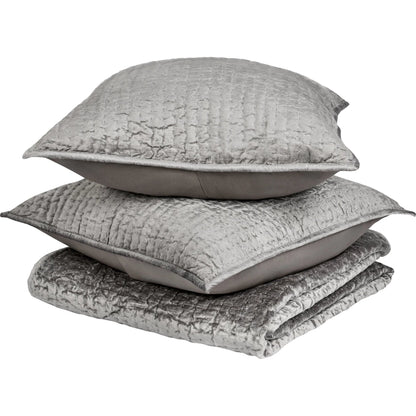 Bari 3-Piece Velvet Rayon Quilt Set by Villa by Classic Home. Made from unique in a unique style.