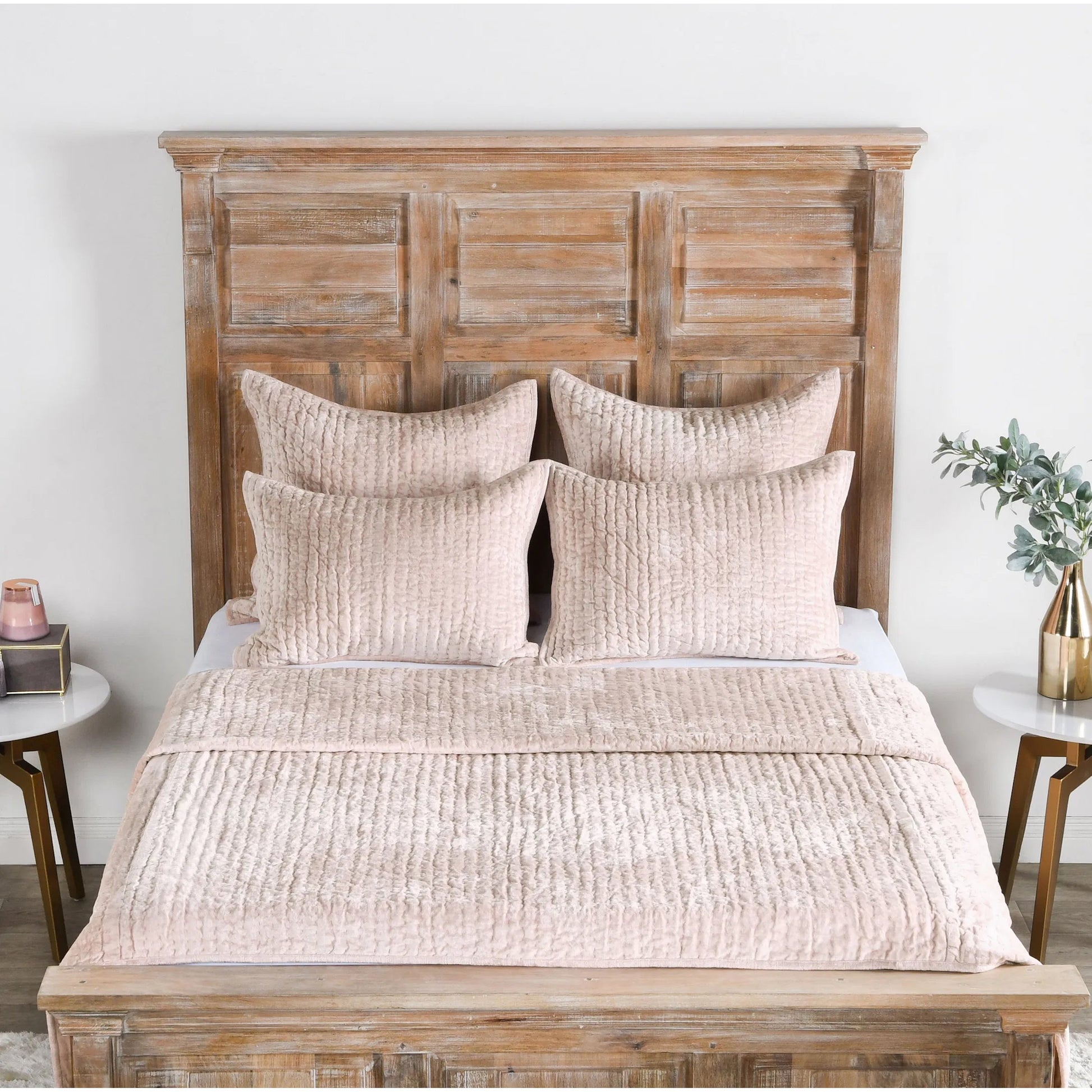 Bari 3-Piece Velvet Rayon Quilt Set by Villa by Classic Home. Made from unique in a unique style.