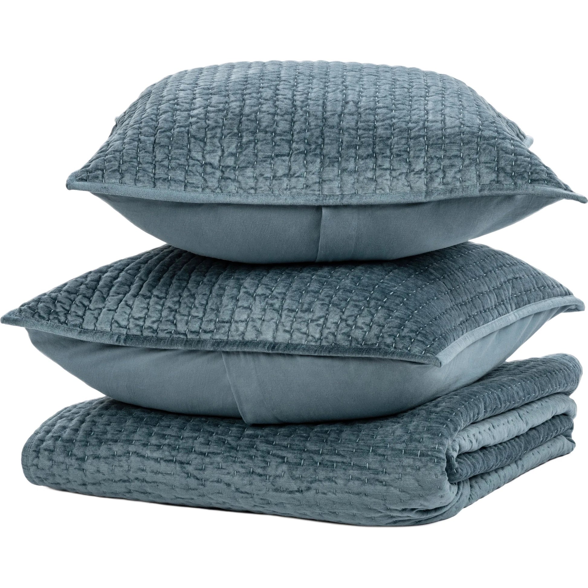 Bari 3-Piece Velvet Rayon Quilt Set by Villa by Classic Home. Made from unique in a unique style.