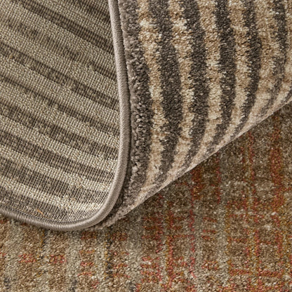 Eden EDN39QPF Rug by Feizy in ivory, taupe, pink. Made from polypropylene in a unique style.