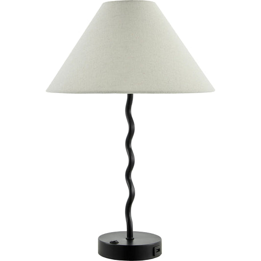 Begonia Accent Table Lamp by Livabliss in paintedpainted. Made from iron, linen in a unique style.