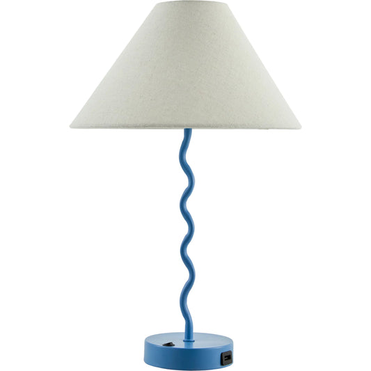 Begonia Accent Table Lamp by Livabliss in paintedpainted. Made from iron, linen in a unique style.