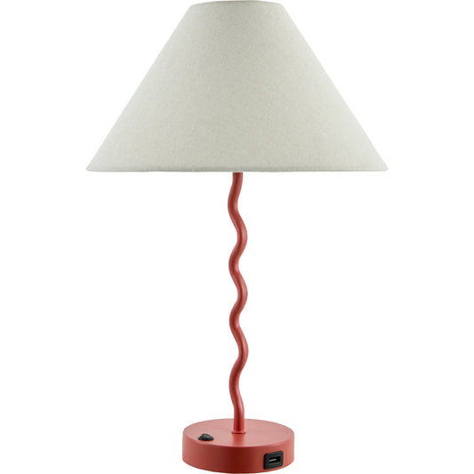Begonia Accent Table Lamp by Livabliss in paintedpainted. Made from iron, linen in a unique style.