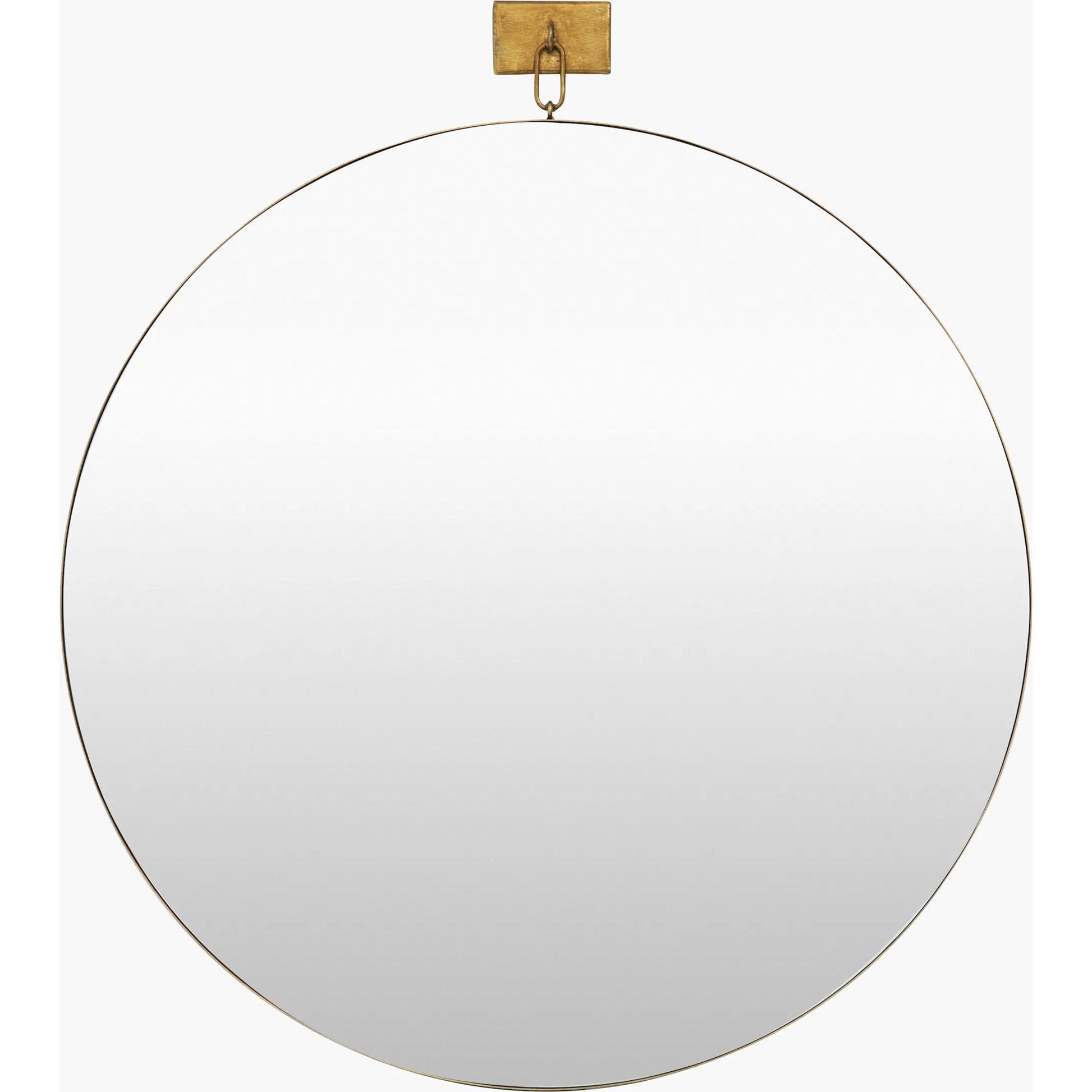 Belladay Accent Mirror by Livabliss in antiqued silver gray. Made from manufactured wood in a unique style.