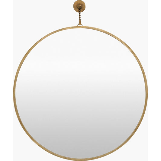 Belladay Accent Mirror by Livabliss in silver gray and antiqued. Made from manufactured wood in a unique style.