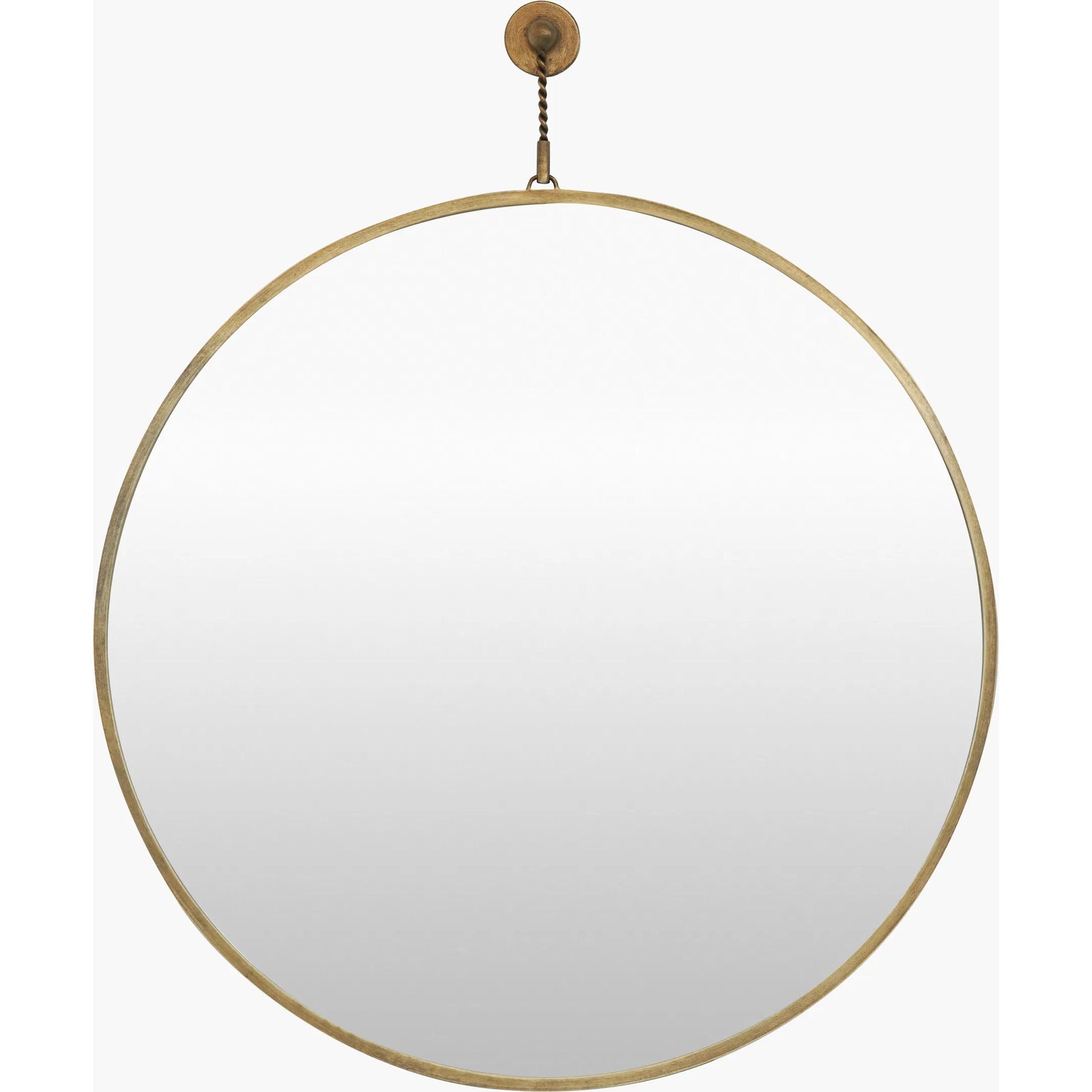 Belladay Accent Mirror by Livabliss in silver gray and antiqued. Made from manufactured wood in a unique style.