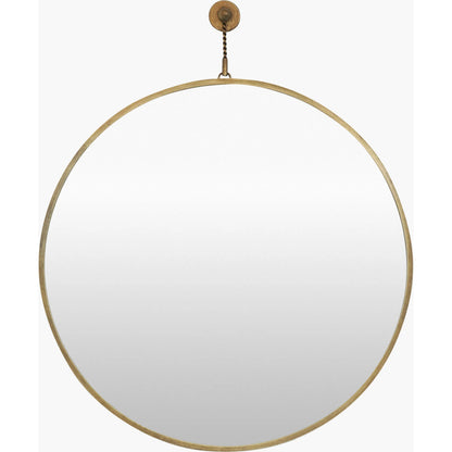 Belladay Accent Mirror by Livabliss in silver gray and antiqued. Made from manufactured wood in a unique style.