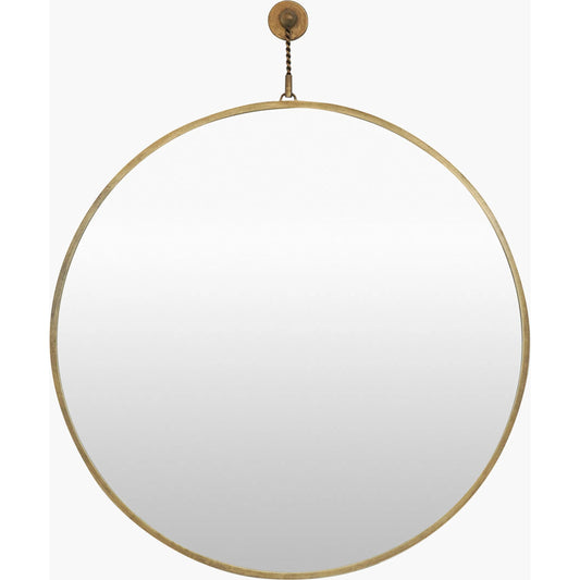 Belladay Accent Mirror by Livabliss in silver gray and antiqued. Made from manufactured wood in a unique style.